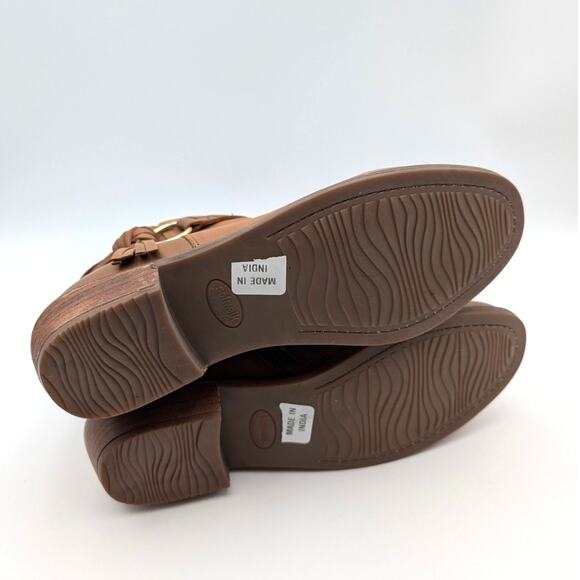 Softwalk Reade Fringe Detail Ankle Boots Women's Cognac Size US8M EU39 - Picture 8 of 13